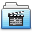 Movie Old Folder Stripe Icon 32x32 png
